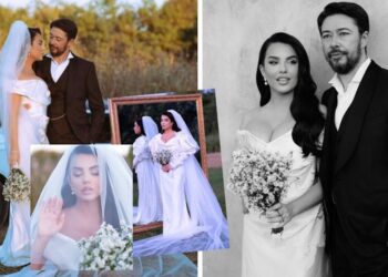 FOTOT/ E shoqëruar nga vajza e Shkëlzenit, Armina publikon pamje të reja nga dasma e saj!