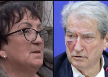 Goditi me grusht Berishën gjatë protestës së opozitës/ Nëna e Gert Shehut merret për tre orë në pyetje nga policia
