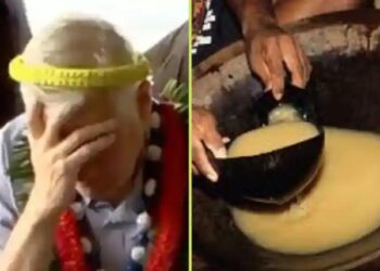 VIDEO/ Ish-kryeministri australian e pëson nga pija tradicionale narkotike: M’u shtrembëruan sytë
