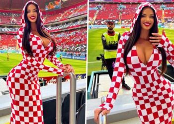 FOTOT/ Ivana Knöll, tifozja kroate më seksi e Kupës së Botës, ngacmohet nga tifozët në Katar!