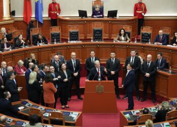 FOTOT/ Noka, Këlliçi e Vokshi ‘roje nderi’ të Berishës në Kuvend! Çarë nuk u pa në sallë