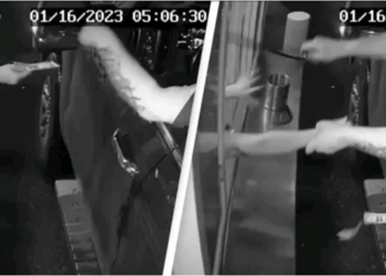 VIDEO/ E pabesueshme: Burri tenton të rrëmbejë baristen në banak nga dritarja e makinës