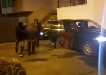 Parandalohet krimi/ Me rroba ushtarake e antiplumb, arrestohet 35-vjeçari: Policia i gjen në çantë armë dhe blindëshpuese