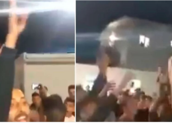 VIDEO/ Trishtuese, emigrantët palestinezë në Greqi festojnë sulmin me 7 të vdekur në Jerusalem