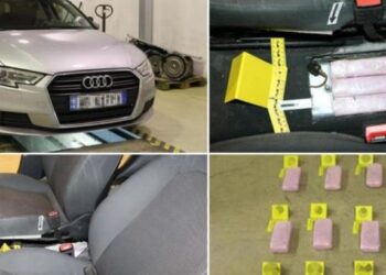 Sekuestrohet gjysmë milion euro drogë/ Kapen me 11 kg heroinë në makinë, arrestohen dy shqiptarë në Kroaci