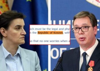 Qeveria e Serbisë në komunikatën zyrtare pranon Kosovën si Republikë