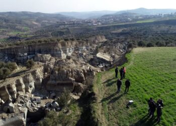 VIDEO / Tërmeti ndan në mes ullishten, krijohet një humnerë e thellë