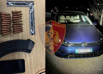 Maska dhe fishekë në makinë/ I ikin policisë në Klos, shpallen në kërkim 4 të rinjtë nga Tirana