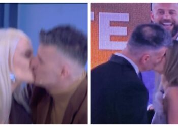 VIDEO/ U “martuan” në shtëpinë e Big Brother VIP, Bledi Mane “tradhton” Nitën! Puthet në buzë me Ina Kollçakun
