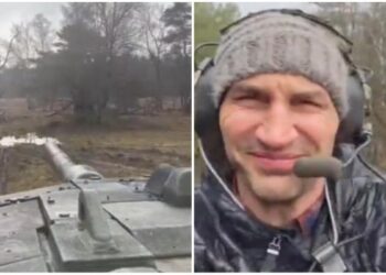 VIDEO/ “Faleminderit Gjermani”! Klitschko publikon videon duke drejtuar tanket Leopard 2