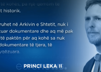 Publikimi i dokumentit për floririn që mori Zogu, reagon Princ Leka: Ka pasur komision…!