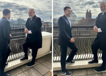 FOTO-LAJM/ Alex Soros takon Edi Ramën në Mynih: Vëllezër me atlete (nervat ‘tel’ Berishës?!)
