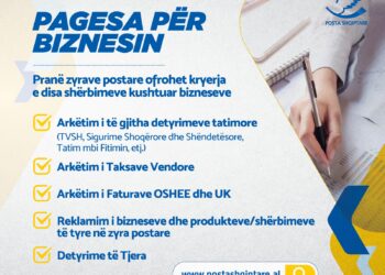Për suksesin e biznesit tuaj, mendon Posta Shqiptare