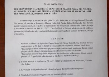 Vendimi/ Byroja e Kuvendit i jep fund alibisë së deputetëve demokratë të përjashtuar