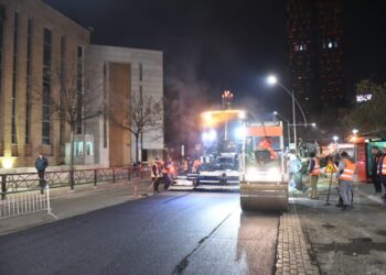 Asfaltohet rruga pas Bankës së Shqipërisë/ Veliaj: ‘Unaza e vogël’ me tapet të ri; Terminal për urbanët pas Teatrit të Operas dhe Baletit