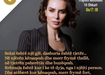 Për frenim fantazie/ Grida Duma, leksione Berishës për seksin: Të kënaq dhe të bën të marrësh frymë thellë, psherëtin, buzëqesh…!