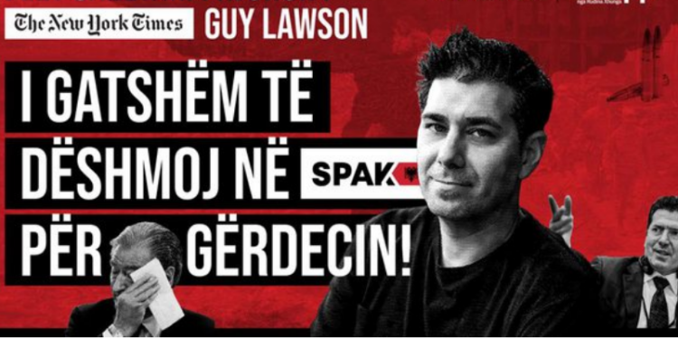 Çoi Shkelzen Berishën në Hollivud, flet gazetari i njohur, Lawson: I gatshëm të dëshmoj në SPAK për Gërdecin!