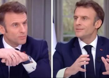 “Flet për pensionet dhe mban orë 80 mijë euro”, Macron detyrohet ta heqë gjatë intervistës