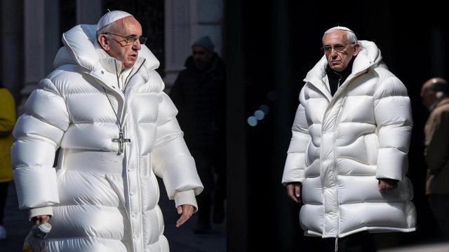 FOTO/ Çfarë do të thotë veshja e Papa Françeskut për të ardhmen e modës me Inteligjencën Artificiale