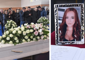 Qindra të pranishëm, i jepet lamtumira e fundit 19-vjeçares shqiptare që vdiq në aksident në Greqi