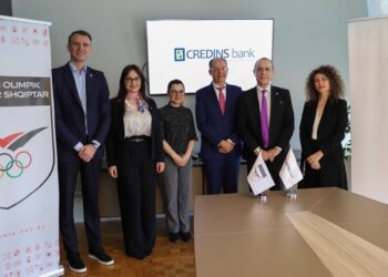 Credins Bank është zyrtarisht sponsor gjeneral i Komitetit Olimpik Kombëtar Shqiptar