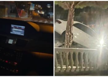 VIDEO/ Makina luksoze fluturoi mbi piceri, publikohen pamjet e filmuara nga brenda mjetit. Shqiptarët ‘pa frena’