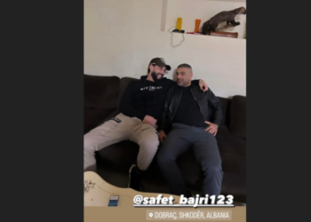 “Mirë se erdhe vëlla”/ Ish-banori i “Big Brother” publikon fotot me Safet Bajrin, ja ku ndodhet “i forti” i Shkodrës pas lirimit nga burgu