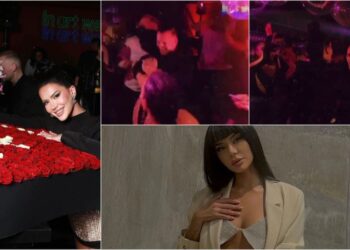 FOTO/ Si u surprizua Efi në festën luksoze të ditëlindjes ku e shoqëronte i dashuri “misterioz”! Tentoi ta mbajë të fshehtë, por e “tradhtuan”…!
