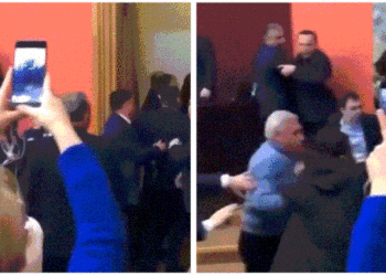 VIDEO/ “Plas” grushti në Parlament, zbulohet arsyeja e përplasjes fizike mes deputetëve