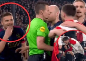 VIDEO/ Veprim skandaloz i lojtarit serb në ndeshjen Ajax-Feyenoord, tallet me turkun që bëri iftar në fushë
