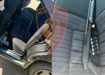 Kërcënoi me armë punonjësit që po shtronin rrugën e fshatit, arrestohet 48-vjeçari në Kurbin