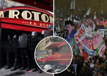 Protestuesit kundër reformës së pensioneve në Paris, i vënë flakën restorantit të preferuar të Macron