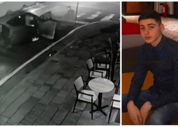 Pamjet e reja/ Momenti kur 20-vjeçari goditet me thikë pas sherrit për të dashurën