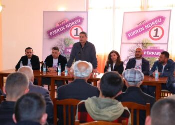 Pjerin Ndreu takime në Kallmet dhe Dajç: Në mandatin e dytë pesëfish më shumë investim