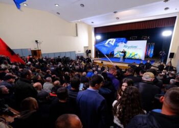 Alibeaj ankohet për përdorim të paligjshëm të siglës, Berisha e Meta vazhdojnë të shfaqen me simbolet e PD