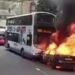 Makina “fantazmë” përfshihet nga flakët, përplaset me autobusin e shkollës