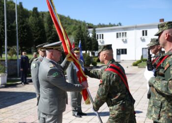 Merr detyrën komandanti i ri i Komandës Mbështetëse, gjeneral brigade Ferdinant Dimo