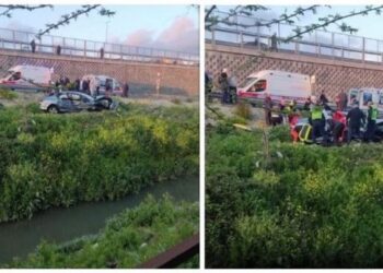 FOTO/ Makina del nga rruga dhe shkatërrohet, 3 të rinjtë në gjendje të rëndë në Vlorë