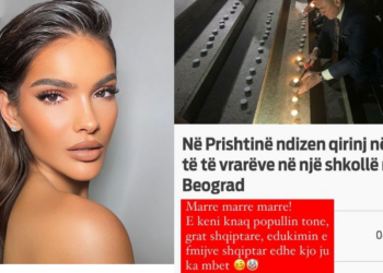Kosova nderon viktimat nga masakra në Serbi, modelja e njohur reagon e revoltuar: Popullin tonë e…