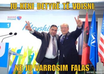 “Po varrosen me borxhe, s’ishte rastësor premtimi”/ Premtoi ceremoni mortore falas, Noka merr në mbrojtje kandidatin e koalicionin Berisha-Meta