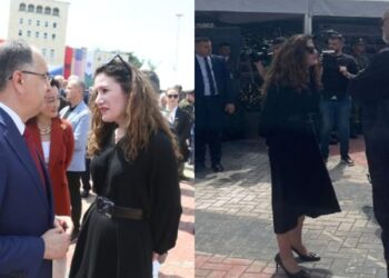Kreu i SHISH/ Shfaqja e parë pas marrjes së detyrës, Vlora Hyseni merr pjesë tek ‘Defender 23’, bisedon me Ramën e Begajn