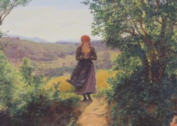 Zbulohet misteri i vajzës në pikturën e vitit 1860 me celular në dorë