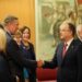 Presidenti Begaj pret një përfaqësi nga Këshilli i Ambasadorëve Amerikanë