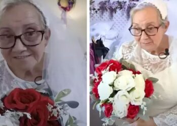 VIDEO/ 77-vjeçarja martohet me veten, por jo prej vetmisë! Ka një arsye të veçantë
