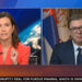 Vuçiç zihet ngushtë gjatë intervistës në CNN, i shmanget pyetjes së gazetares dhe ndërron temë
