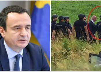 Tensionet në Veri, Albin Kurti viziton papritur Mitrovicën e Veriut, shoqërohet nga ministri Sveçla
