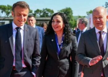 Tensionet në Veri/ Osmani takon Macronin e Scholz, zbardhen detajet: Bashkëpunimi me partnerët tanë është faktor kyç