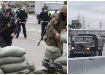 VIDEO/ Marshimi i shpejtë i Wagner, Moska përgatitet për luftë: Barrikada me mitralozë e autoblinda rrethojnë qytetin