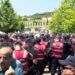 Dy kordonë policie për protestën në Manzë, muxhahedinët përplasen me efektivët