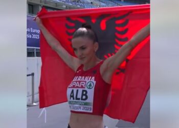 VIDEO/ Luiza Gega fiton garën e 3000 metrave me pengesa në Poloni